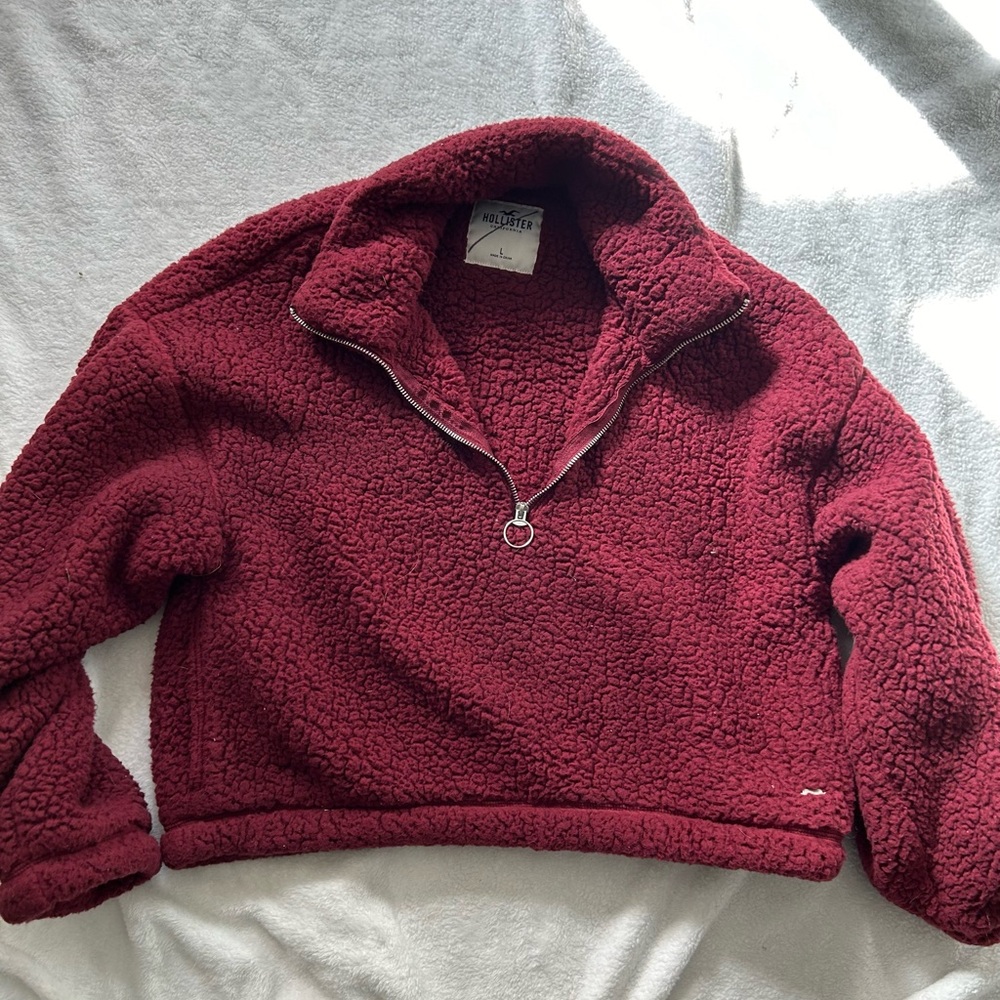 Hollister 3/4 zip pullover